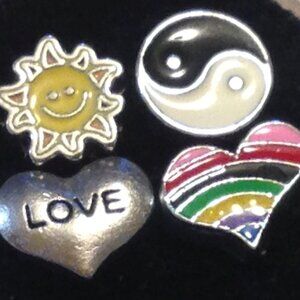 Floating Jewelry Charms, miniatures for floating jewelry lockets